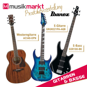 Produkte: Gitarren &amp; Bässe von Ibanez - 