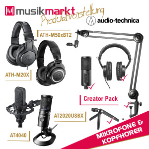 Mikrofone &amp; Kopfhörer von Audio Technica - 