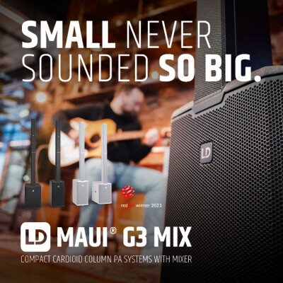 MAUI G3 – Small never sounded so big - MAUI-Säulensysteme - MAUI G3 – Small never sounded so big