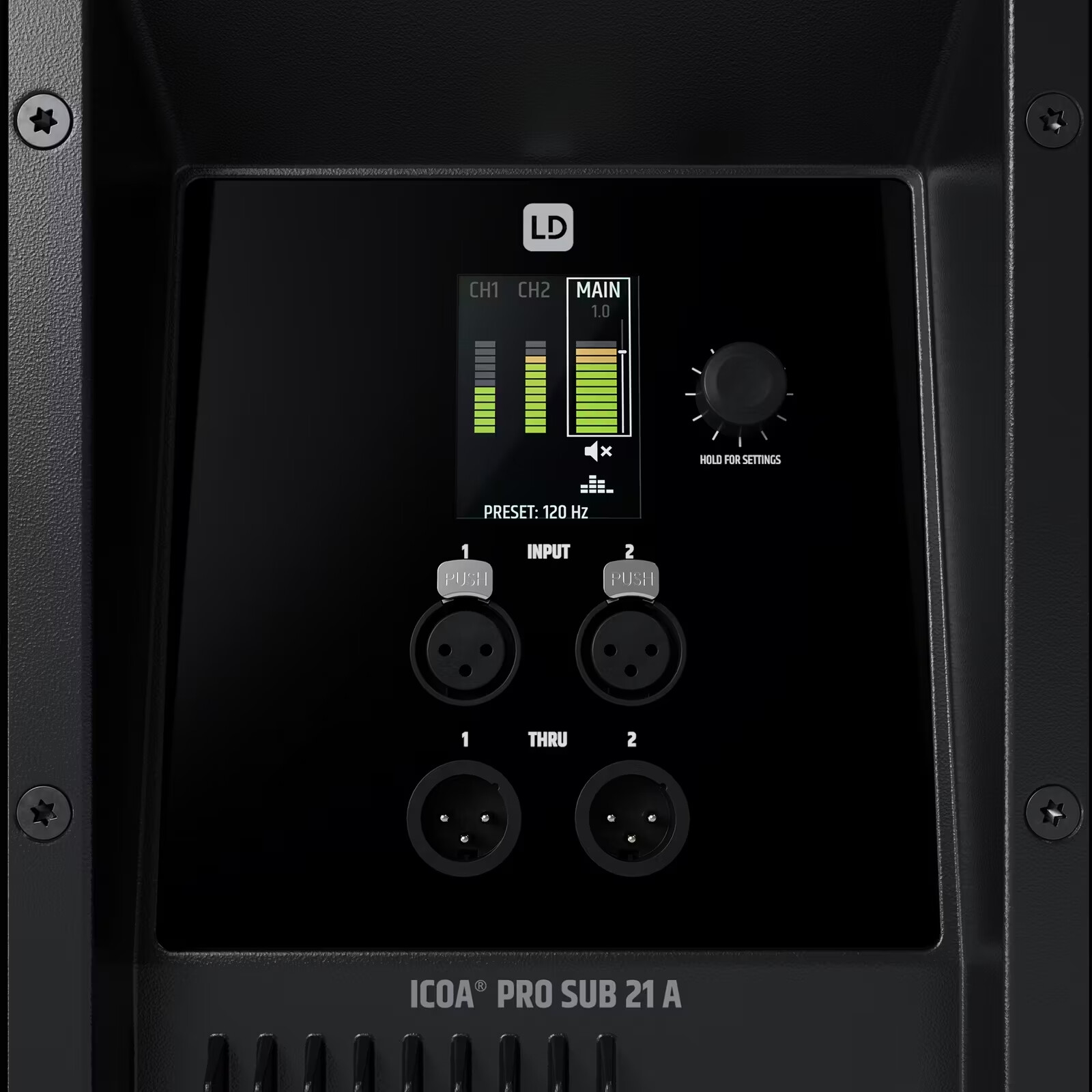 LD Systems ICOA  PRO SUB 21 A input