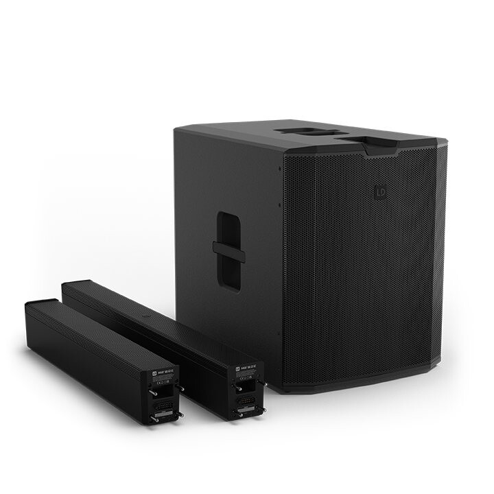 MAUI 66 G3 zerlegt: Subwoofer und zwei Säulenelemente