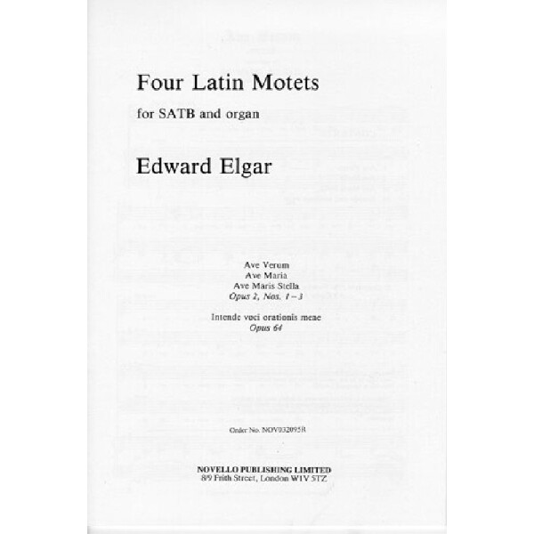 4 Latin Motets