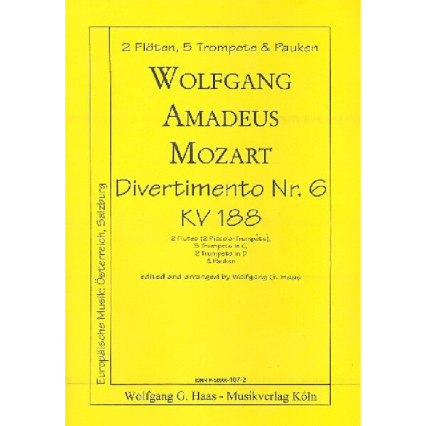 Divertimento Nr.6 KV188