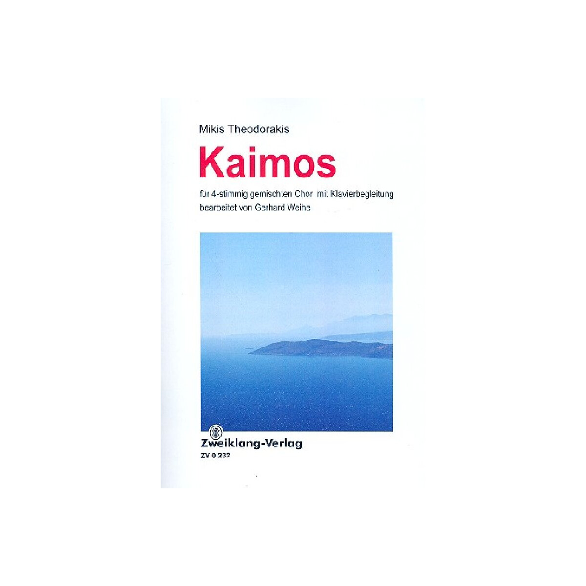 Kaimos f&uuml;r gem Chor und Klavier