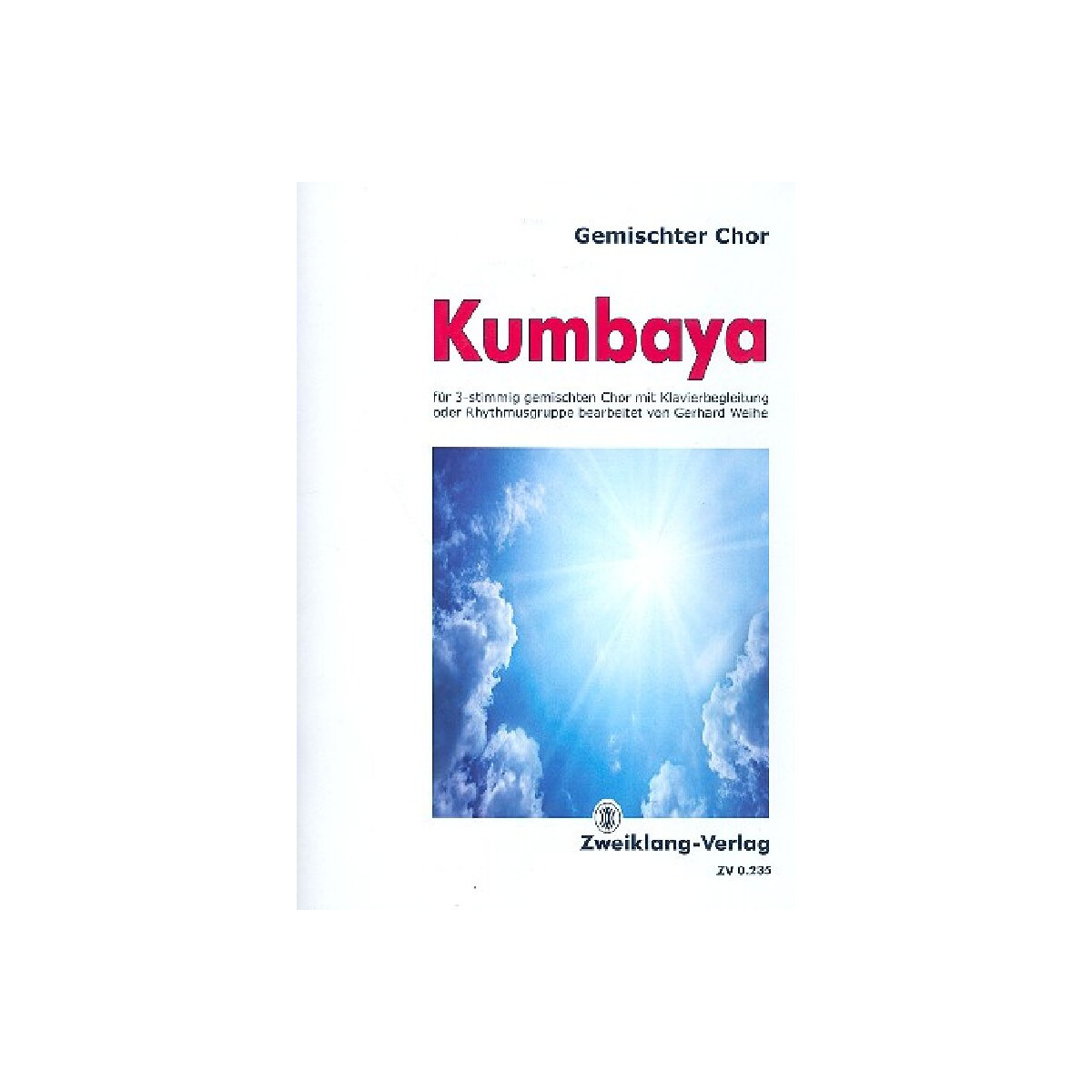 Kumbaya f&uuml;r gem Chor und Klavier