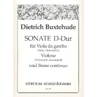 Sonate D-Dur für Viola