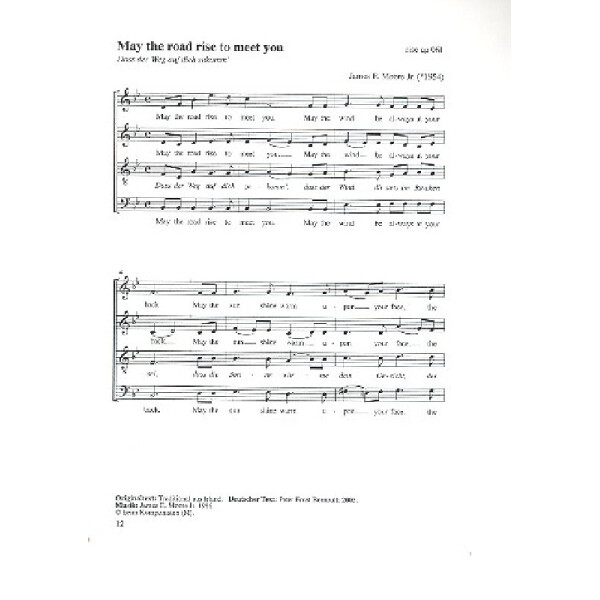 May the Road rise to meet You