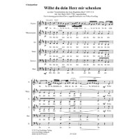 Willst du dein Herz mir schenken BWV518