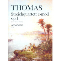 Quartett e-Moll op.1 für 2 Violinen, Viola