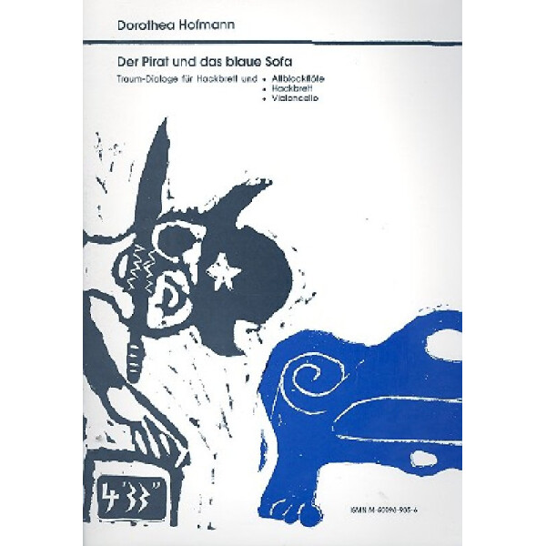 Der Pirat und das blaue Sofa für 1-2 Hackbretter,