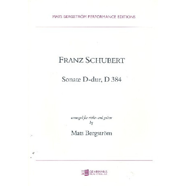 Sonate D-Dur D348 für Violine und Gitarre