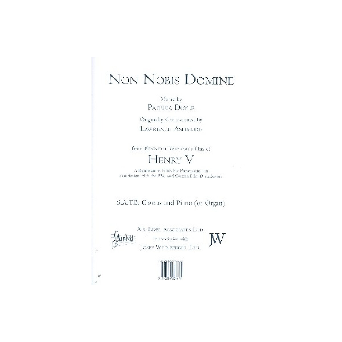 Non nobis domine box