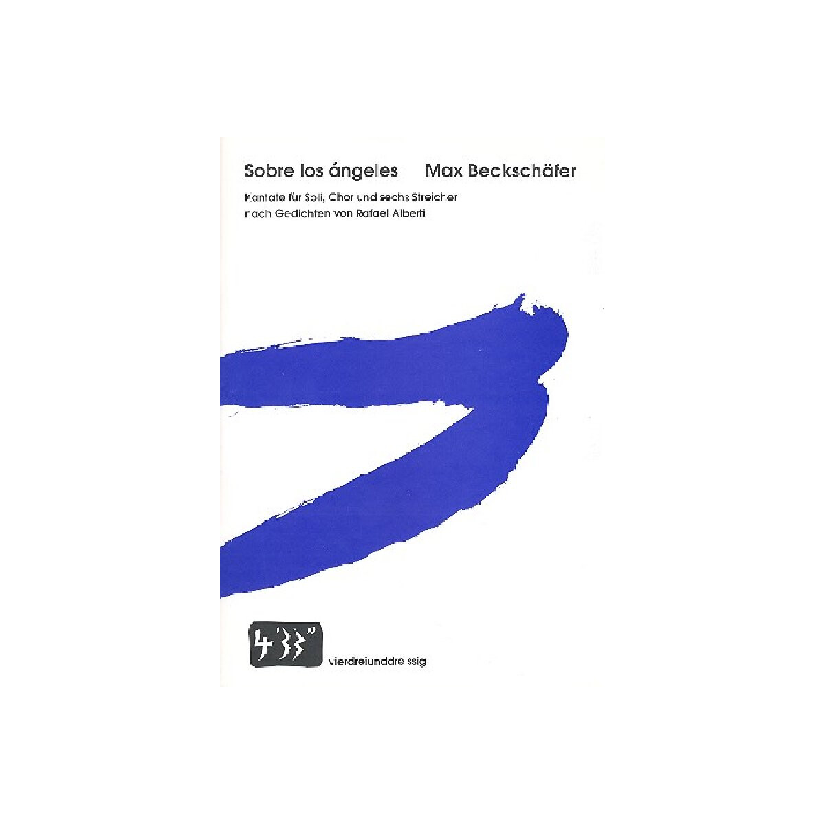 Sobre los ángeles für Soli, gem Chor