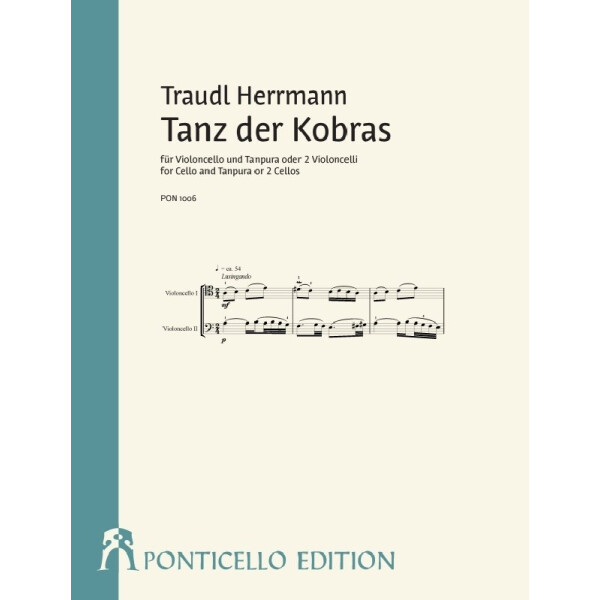 Tanz der Kobras für Violoncello und