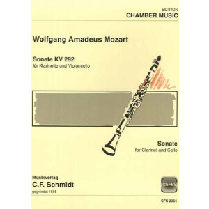 Sonate KV292 f&uuml;r Klarinette und Violoncello