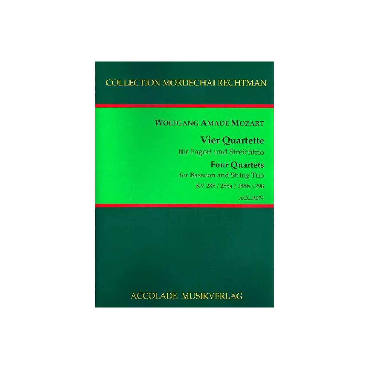 4 Quartette für Fagott, Violine, Vi box