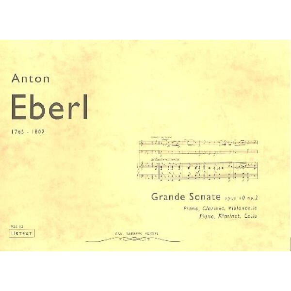 Grande sonate op.10,2 für Klarinette,
