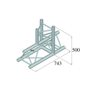 Alutruss TRILOCK 6082AT-37 3-way tee
