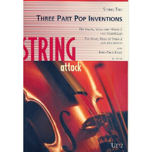 3-Part Pop Inventions f&uuml;r Violine, Viola