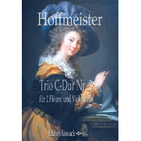 Trio C-Dur Nr.3 für 2 Flöten und Violoncello