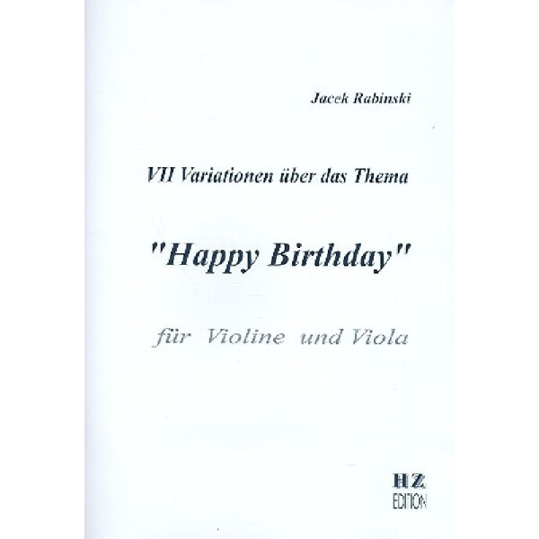 7 Variationen über Happy Birthday