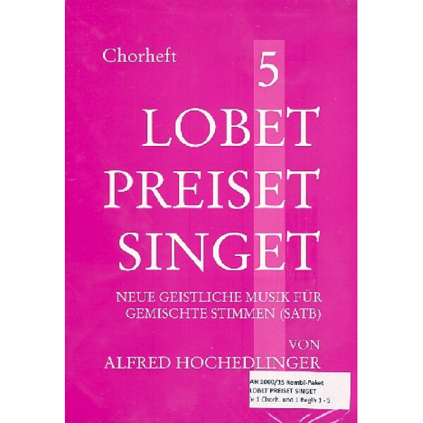 Lobet preiset singet Band 1-5 Paket