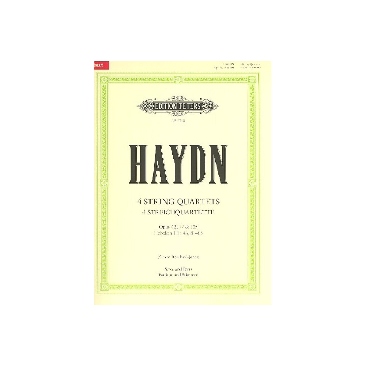 4 Streichquartette op.42, 77 und 103 box