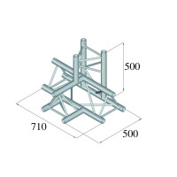 Alutruss TRILOCK 6082AT-42 4-way piece \/