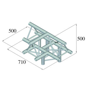 Alutruss TRILOCK 6082AT-43 4-way piece