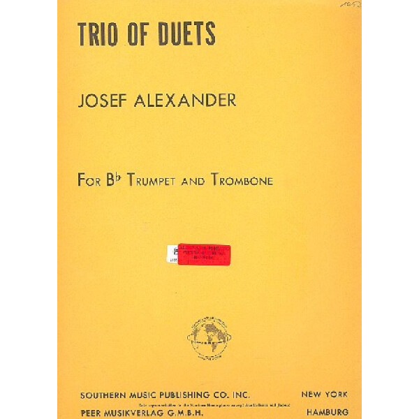 Trio of Duets for trumpet and