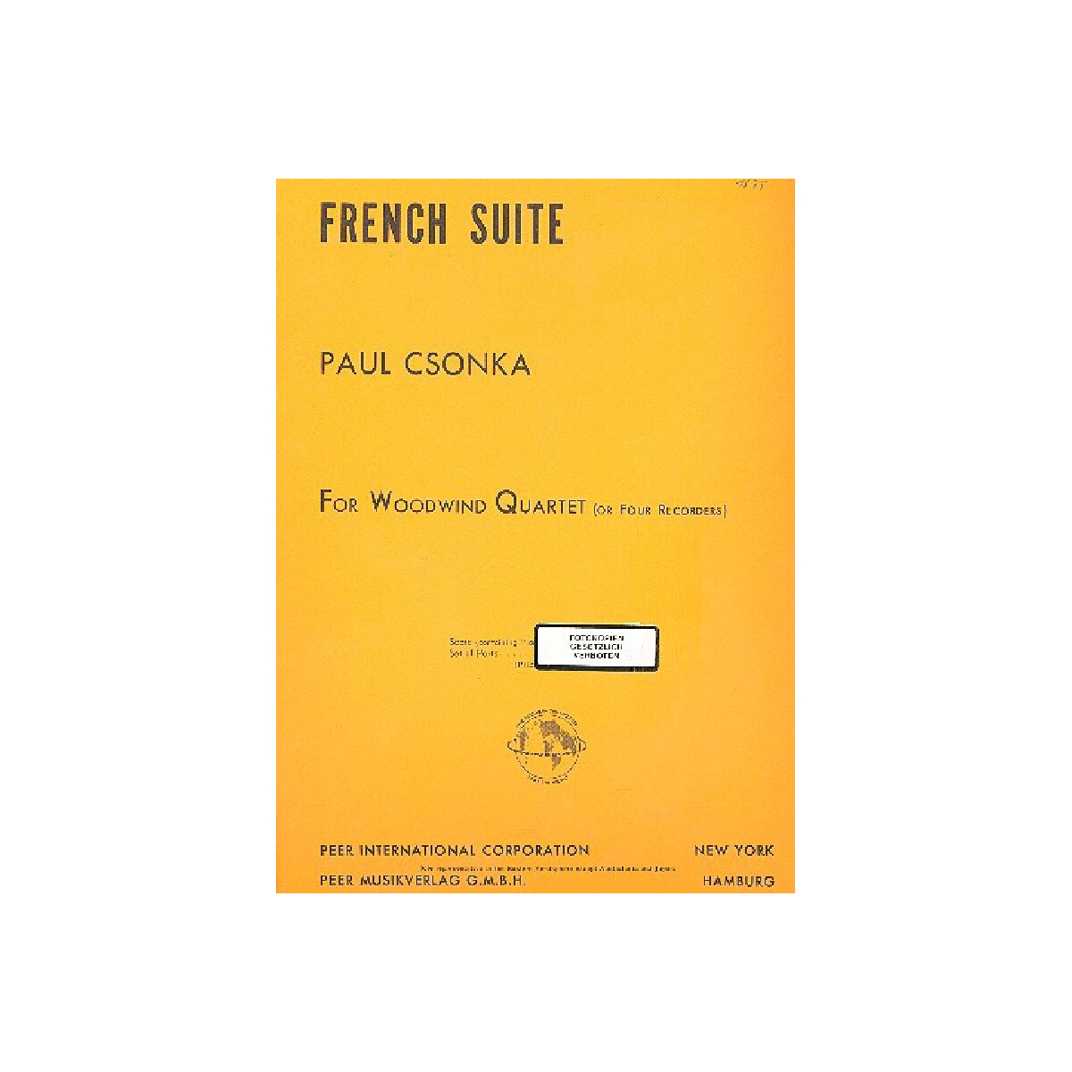 French Suite for woodwind quartet