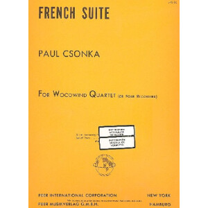 French Suite for woodwind quartet