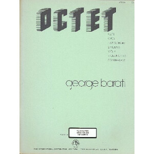 Octet for flute, oboe, harpsichord,