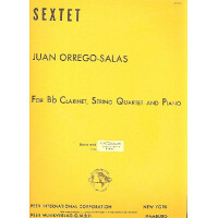 Sextet for clarinet, 2 violins, viola,