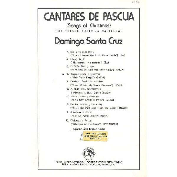 Toquen arpas y guitarras