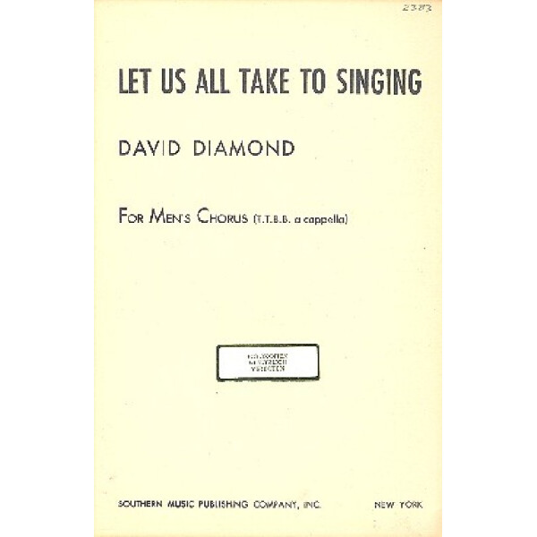 Let us all take to Singing