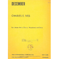 December for unison mens chorus,