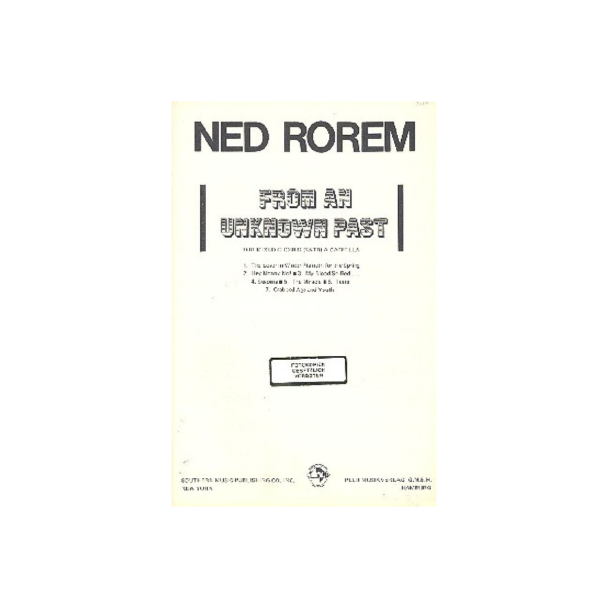 From an unknown Past box