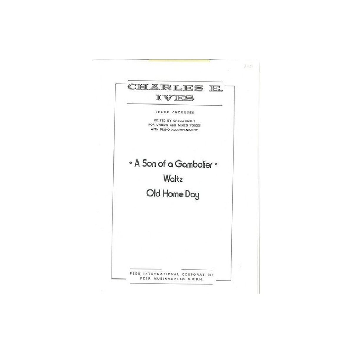 A Son of a Gambolier