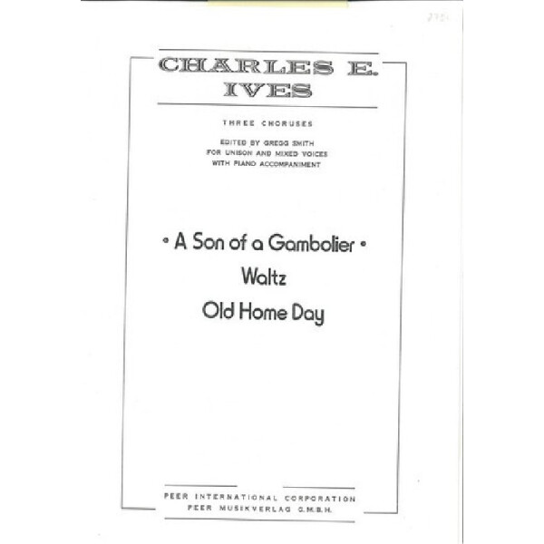 A Son of a Gambolier