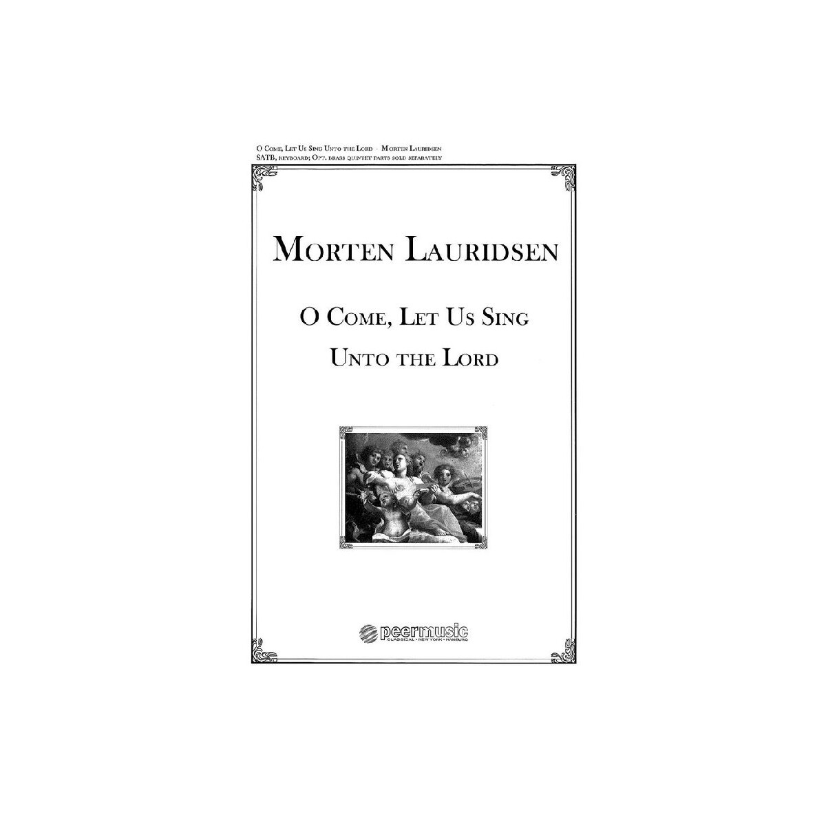O come let us sing unto the Lord box