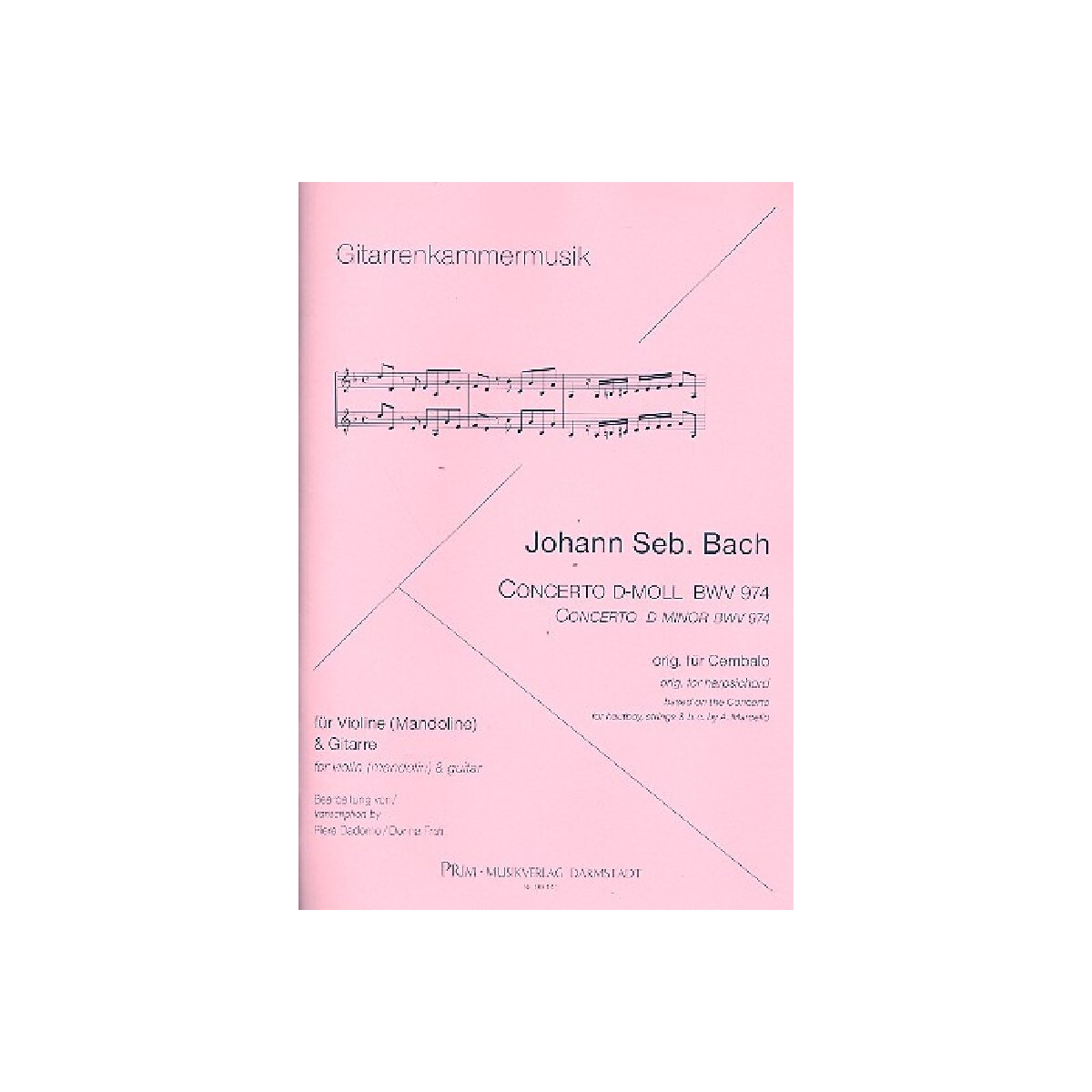 Konzert d-Moll BWV974 box