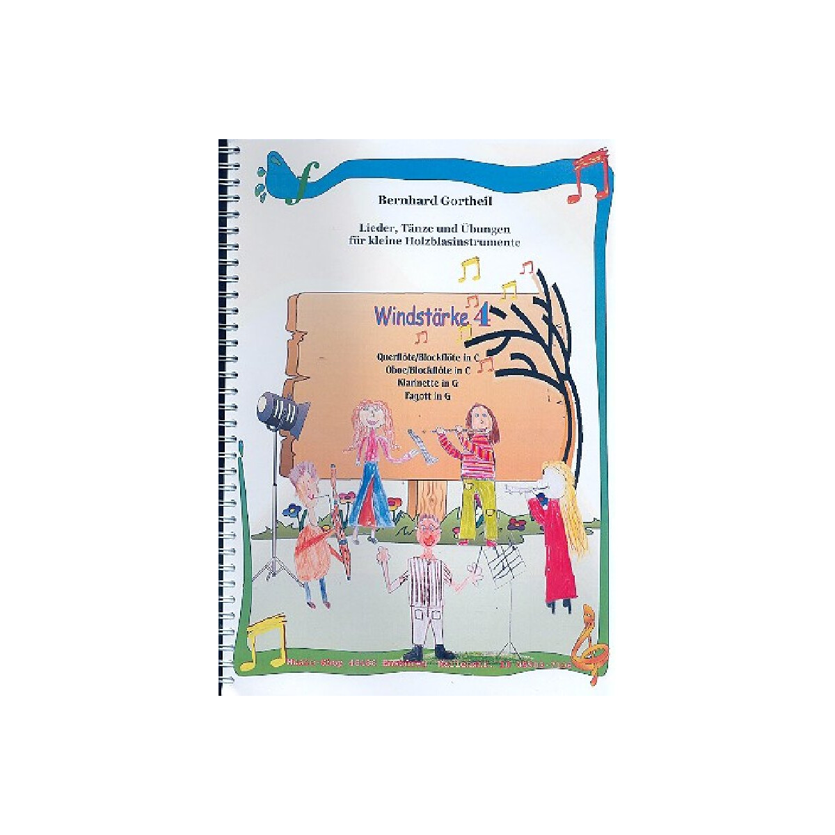 Windstärke 4 für kleine Flöte (Blockflöt