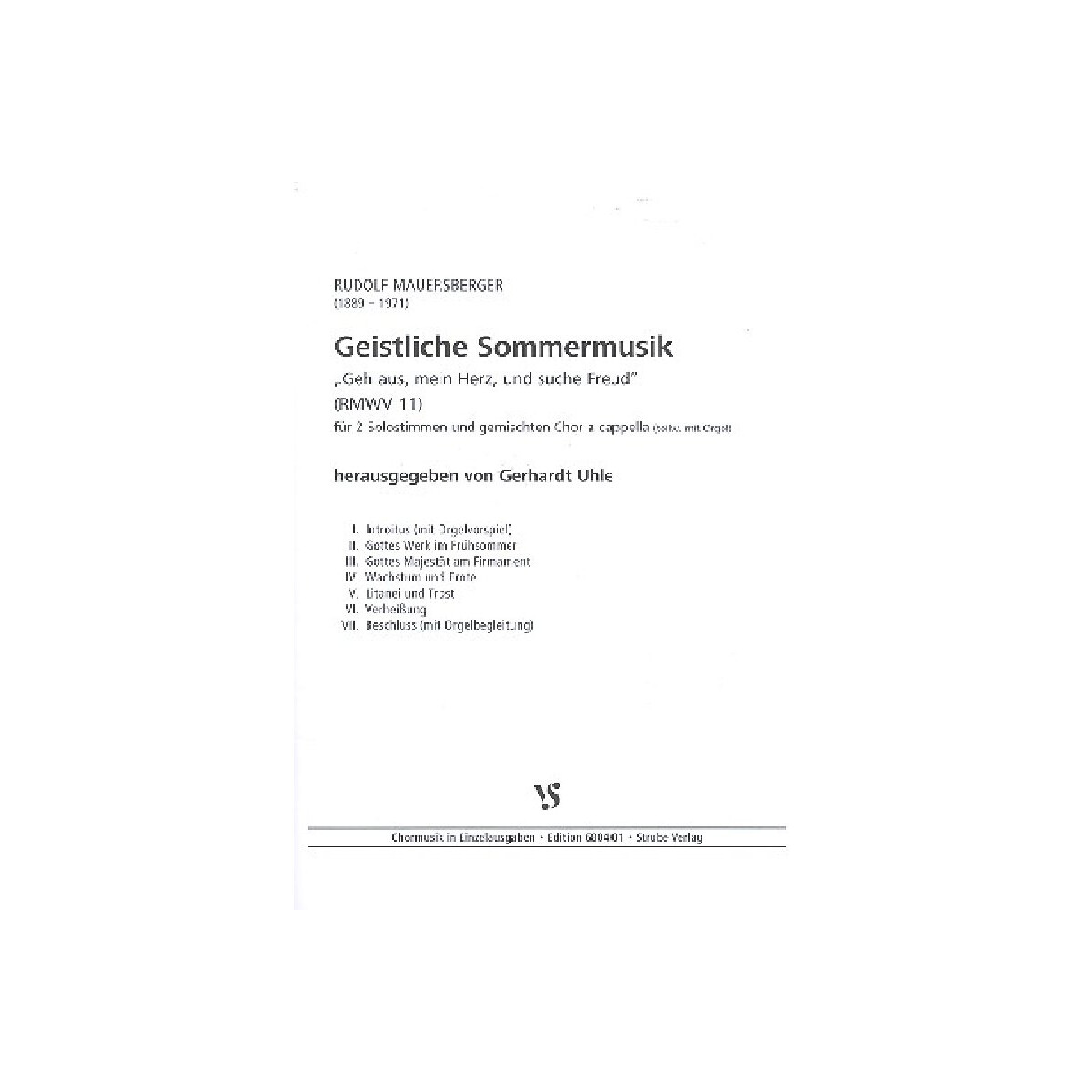 Geistliche Sommermusik RMWV11 box