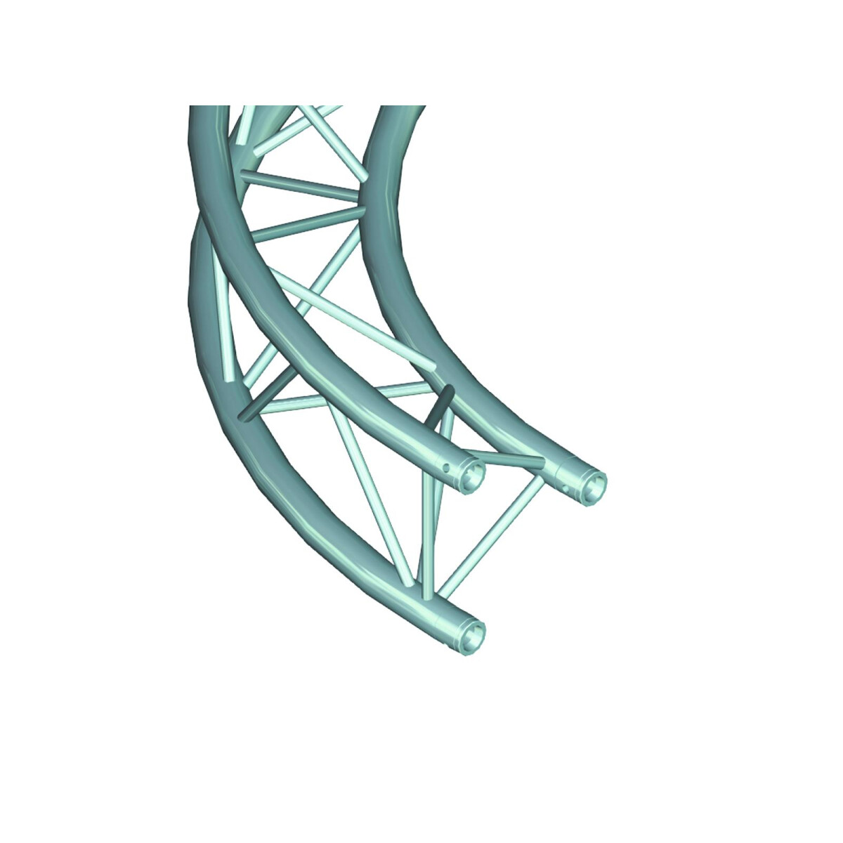 Alutruss TRILOCK 6082 circular element 7m in.45° <