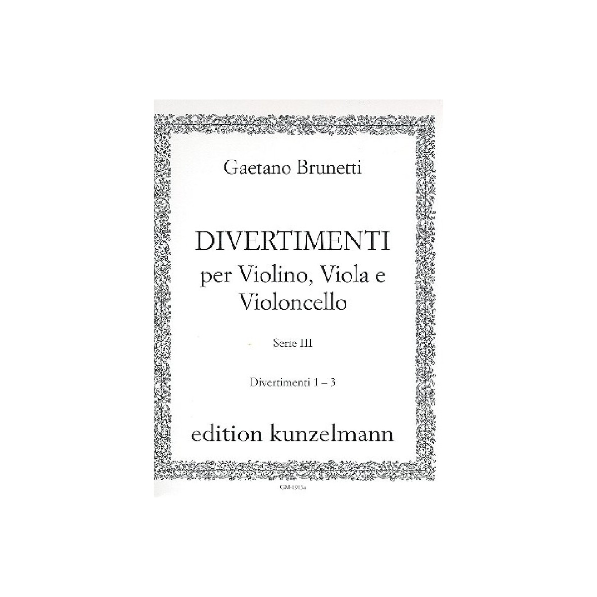 Divertimenti Serie 3 Band 1 (Nr.1-3) box