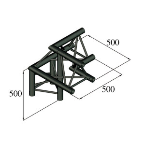 Alutruss TRILOCK S-PAL-31 3-way corner right
