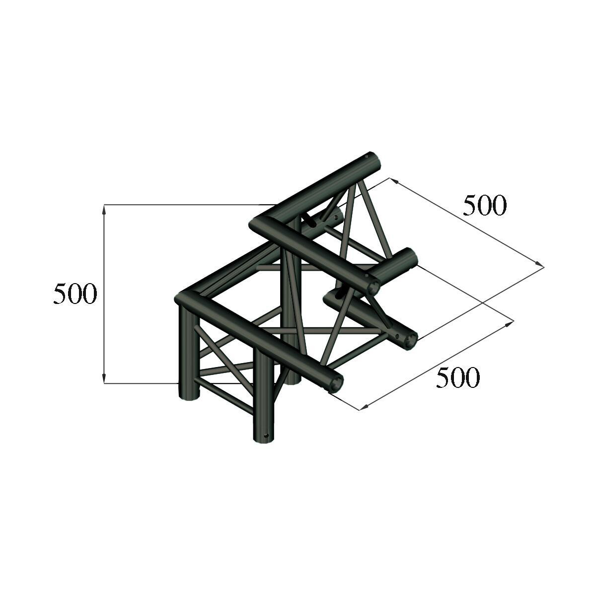 Alutruss TRILOCK S-PAL-32 3-Weg-Ecke lin box