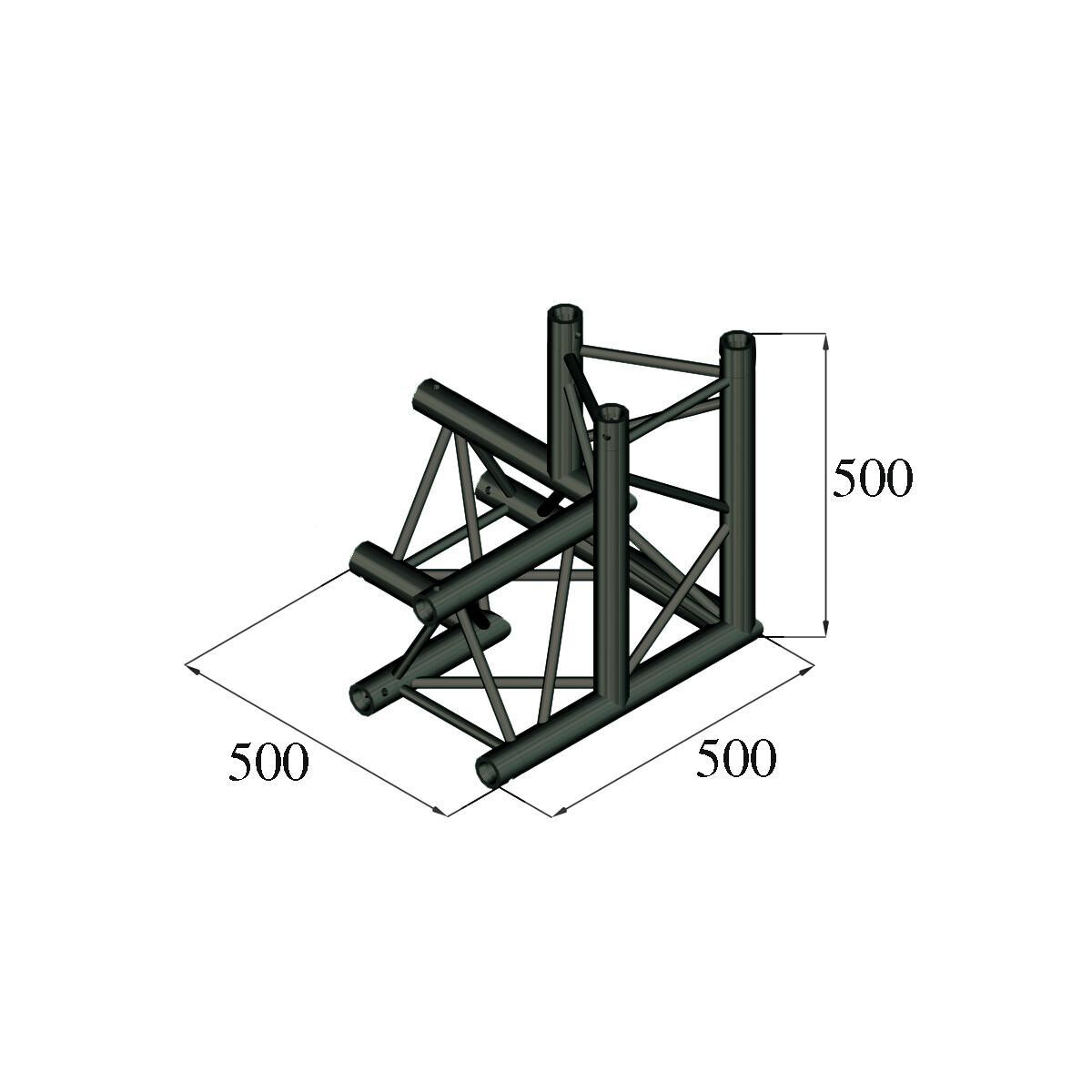 Alutruss TRILOCK S-PAL-34 3-Weg-Ecke \/  box