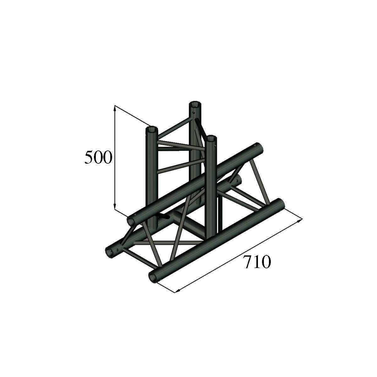 Alutruss TRILOCK S-PAT-35 3-Weg-T-St&uum box